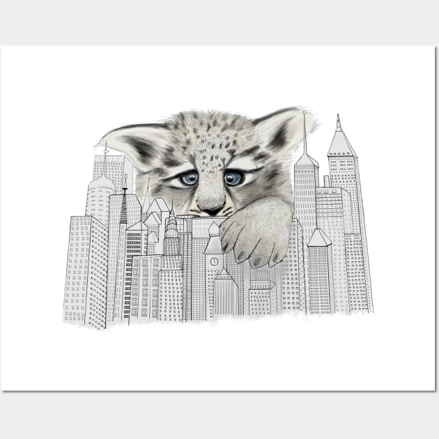 City Leopard Wall Art by msmart